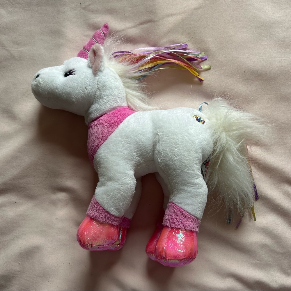 Webkinz Ribbon Unicorn Plush – HM461 (No Code) - Picture 6 of 7